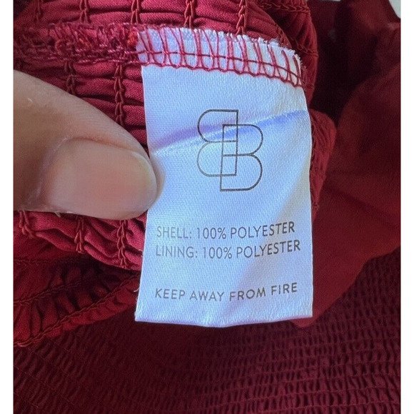 NWT Baltic Born Esther Smocked Midi Dress in Red Women's 3X Sexy Date Night - Picture 5 of 5